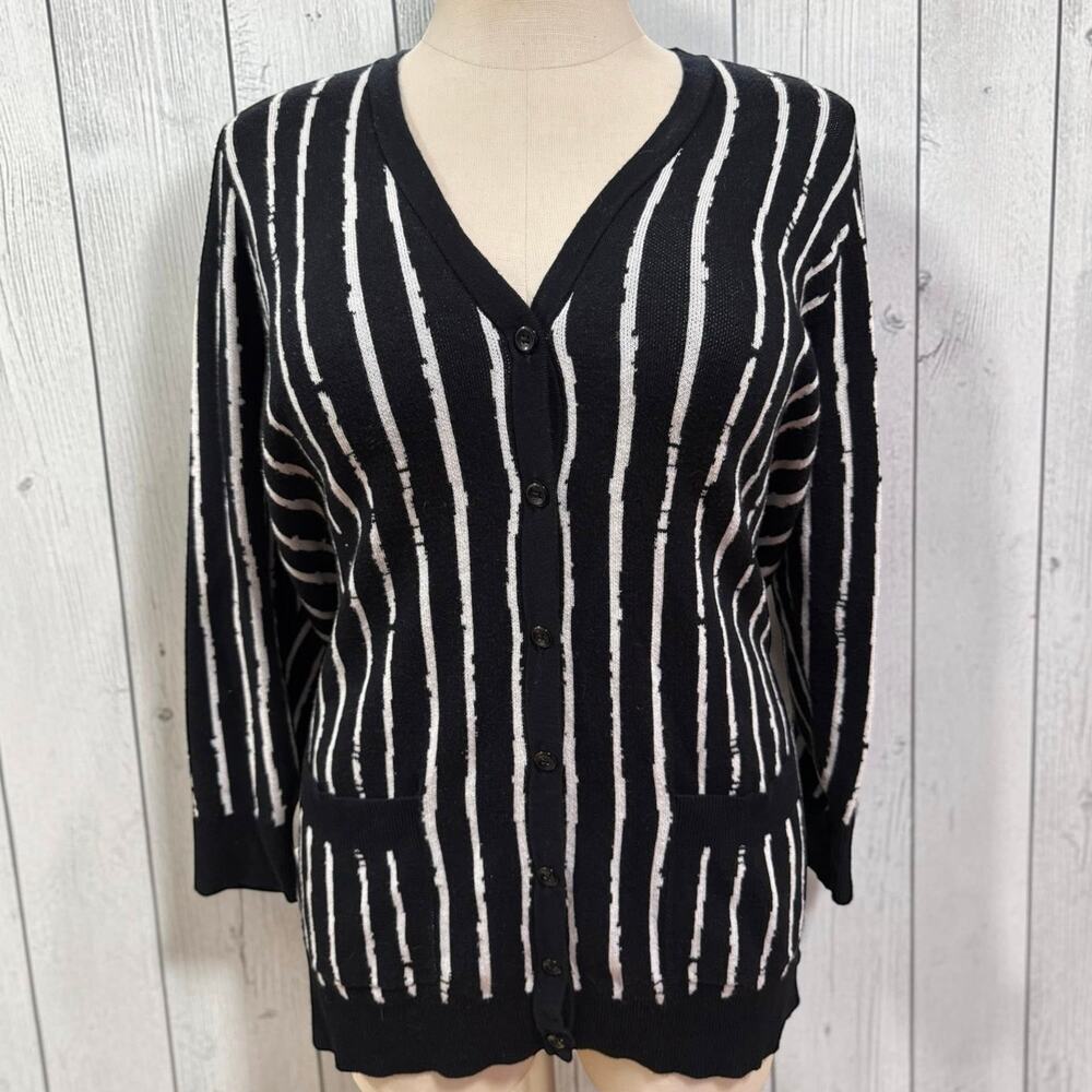 Torrid Disney Nightmare Before Christmas Punk Gothic Jack Cardigan Sweater 2X‎